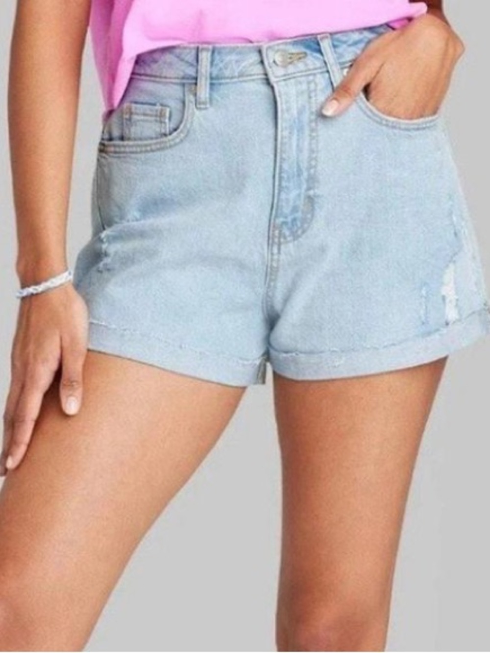 Light Wash Denim Shorts - Wild Fable